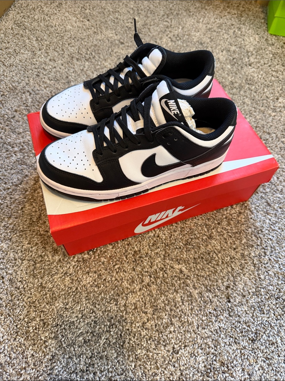Nike Black and White Low-Top Sneakers